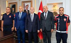 İtfaiye Haftası Kapsamında Vali Köşger’e Ziyaret