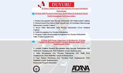 Adana'da Trafiğe Çıkacaklar Dikkat!