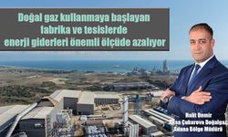 Ceyhan Organize Sanayi Bölgesi İlk Kez Doğal Gazla Buluştu