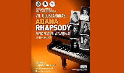 20–25 Ocak tarihleri arasında Adana’da sanatseverlerle