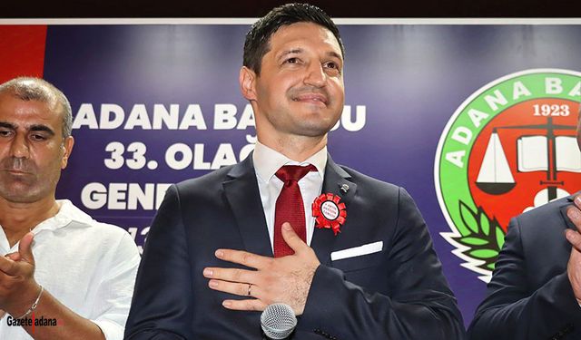 Adana Barosunda Yeni Başkan Volkan Böke Oldu