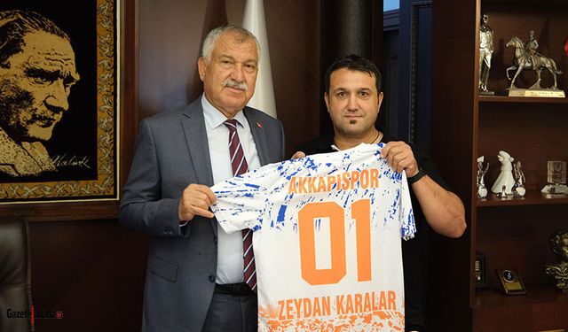 Akkapıspor Yönetimi’nden Başkan Zeydan Karalar’a Ziyaret