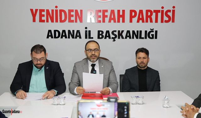 Yeniden Refah Partisi Türkiye genelinde tüm il başkanlıkları aracılığıyla eş zamanlı olarak basın açıklaması düzenledi