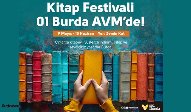 01 Burda AVM’de kitap festivali başlıyor