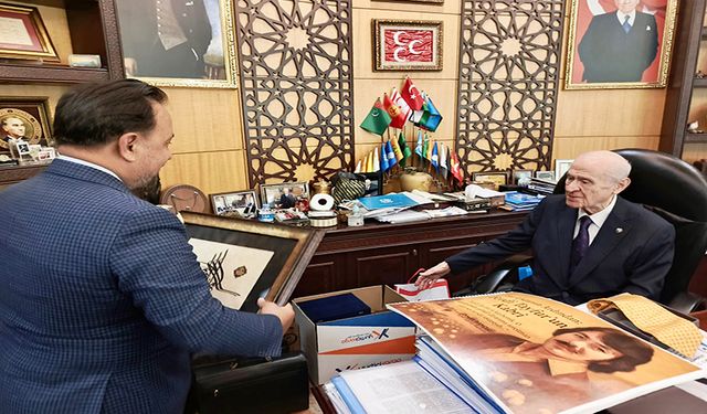 Başkan Bilal Uludağ'dan MHP Lideri Devlet Bahçeli'ye Ziyaret