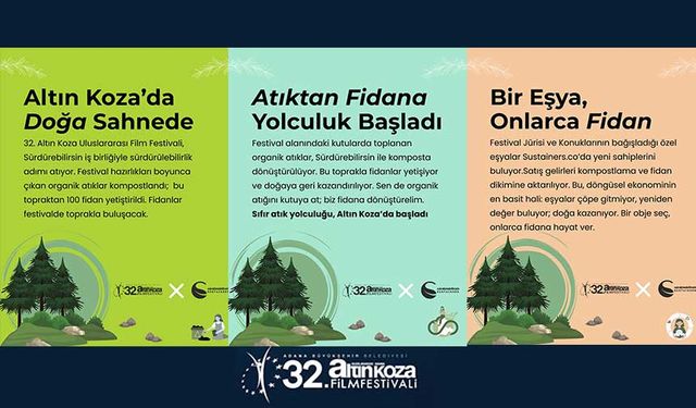 Altın Koza’da Sürdürülebilirlik Rüzgârı: Her Atık Bir Fidana Dönüşüyor