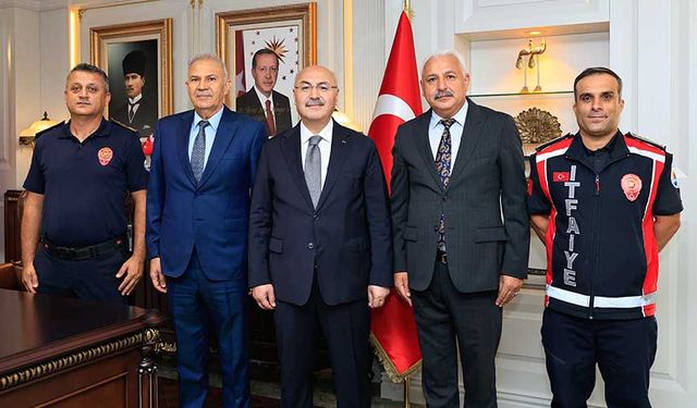 İtfaiye Haftası Kapsamında Vali Köşger’e Ziyaret