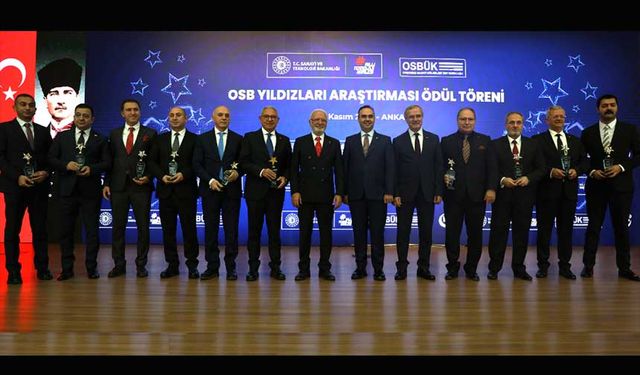 AOSB, OSBÜK Araştırmasında 11 Yıldızla Zirvede