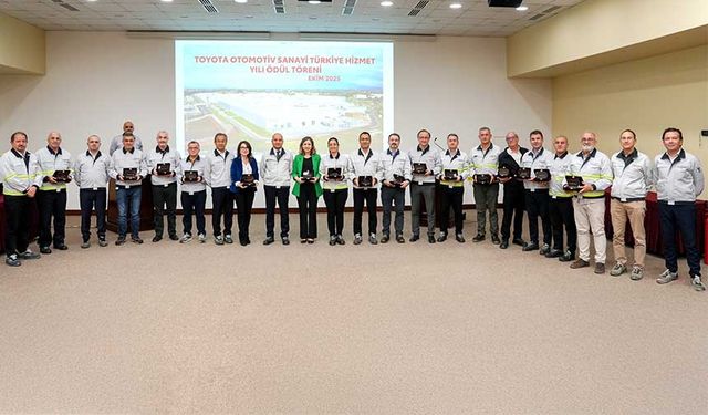 Toyota Türkiye, 388 Çalışanını  ‘Hizmet Yılı’ Ödülleriyle Onurlandırdı