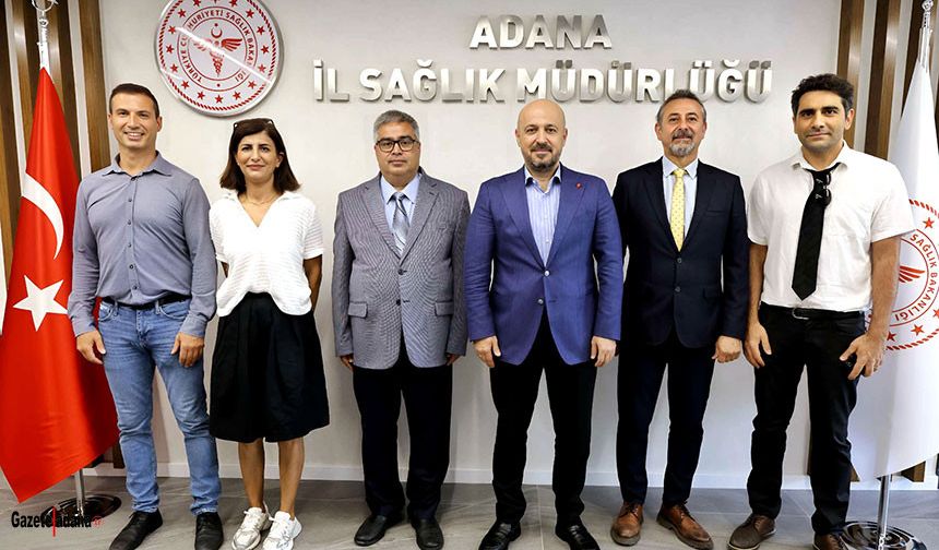 Adana Tabip Odası Yönetimi, İl Sağlık Müdürü Halil Nacar'a Sorunları anlattı