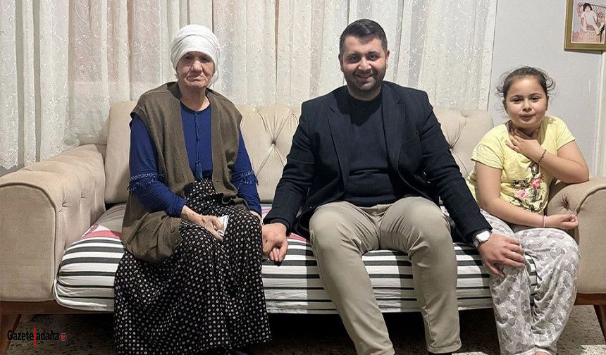75 yaşındaki Emine Karakaya'ya AK Parti Adana Gençlik Kolları sahip çıktı
