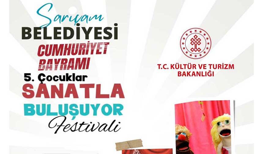 Sarıçam Belediyesi’nden Dev Etkinlik: “Cumhuriyet Bayramı 5. Çocuklar Sanatla Buluşuyor Festivali”