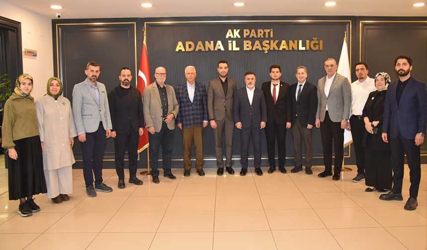 Birlik Vakfı Adana Heyeti, AK Parti İl Başkanlığı’na Nezaket Ziyaretinde Bulundu