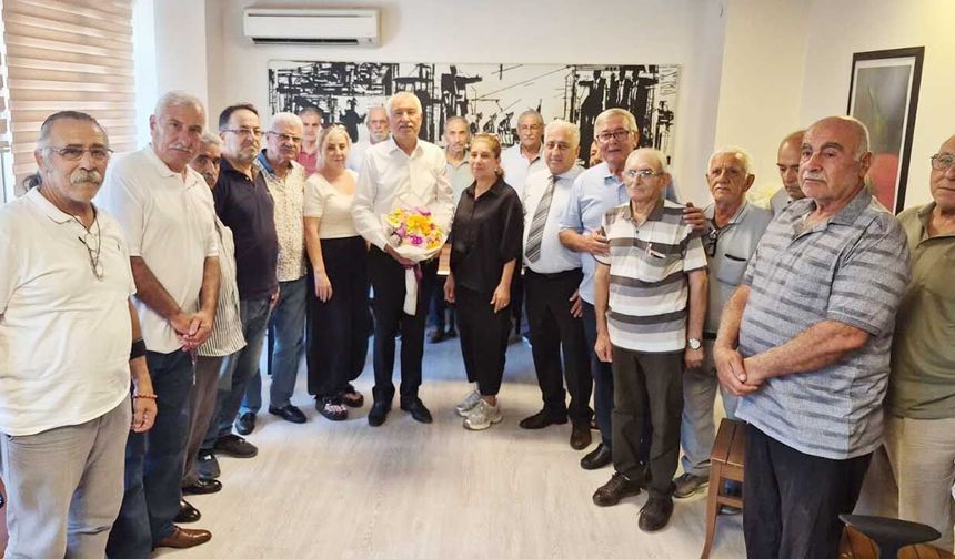 Anadolu Emekliler Derneği'nden Karalar'a Geçmiş Olsun Ziyareti