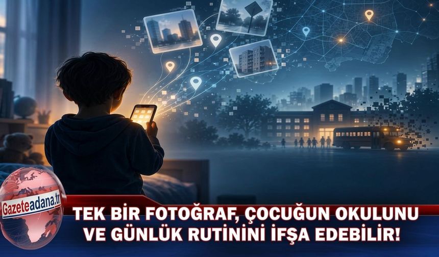 Tek Bir Fotoğraf, Çocuğun Okulunu Ve Günlük Rutinini Ele Verebilir!