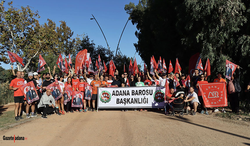 Adana Barosu Cumhuriyet Koşusu Yapıldı