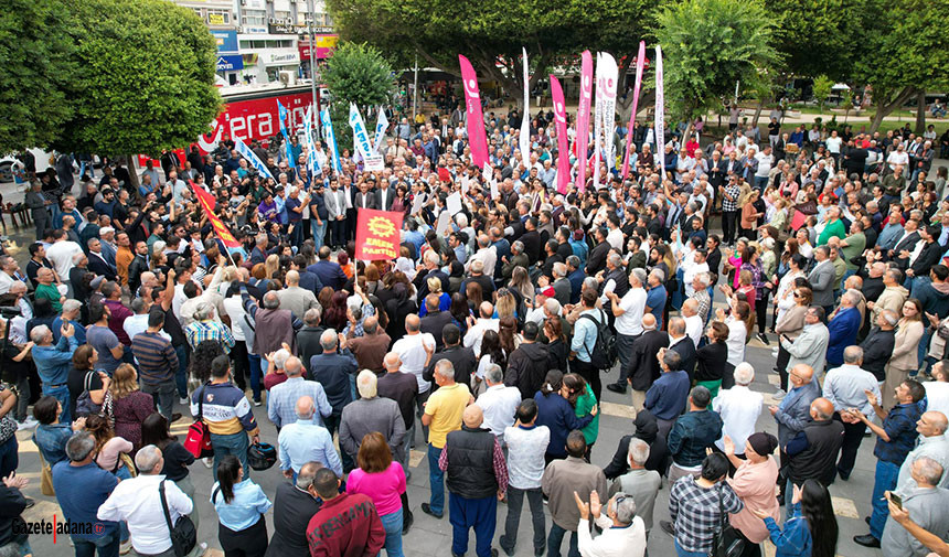 CHP Adana İl Örgütünden tutuklama kararına tepki