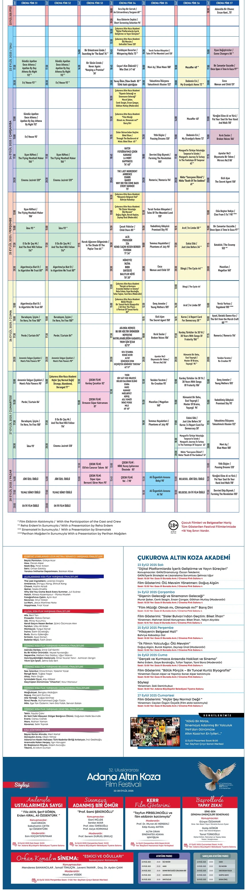 Altınkoza 2025 Program