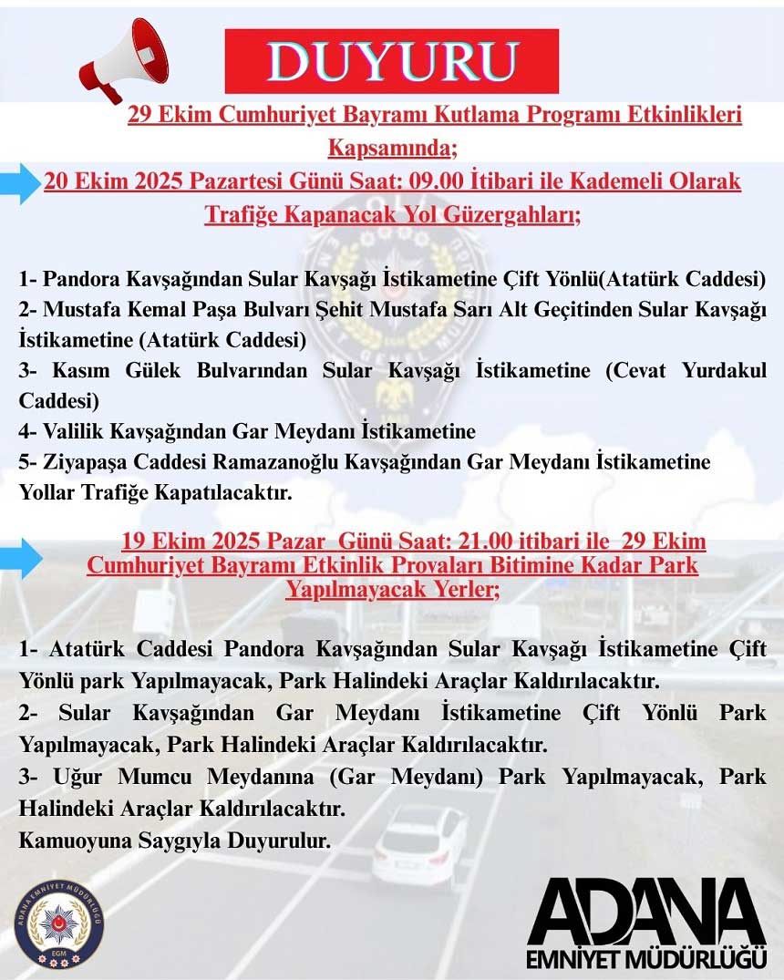 Emniyet Duyuru Son