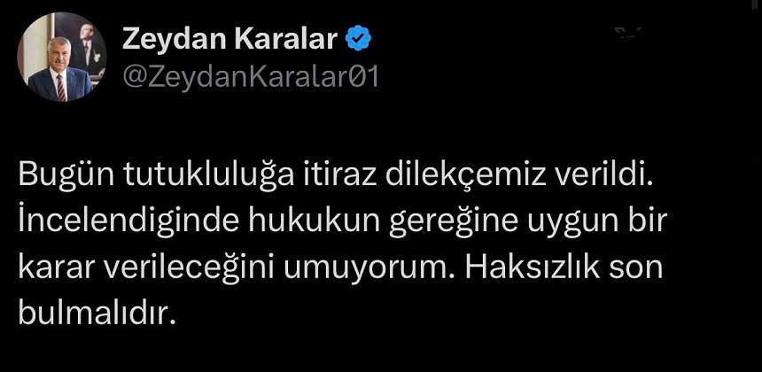 Zeydan Karalar Haksizlik Son Bulmali 2