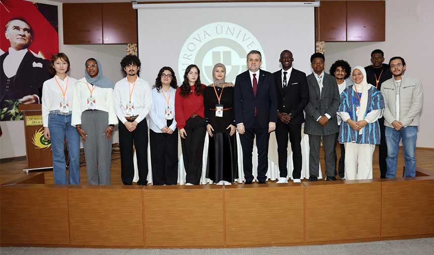 Rektor Beris Yabanci Ogrencilerle 2