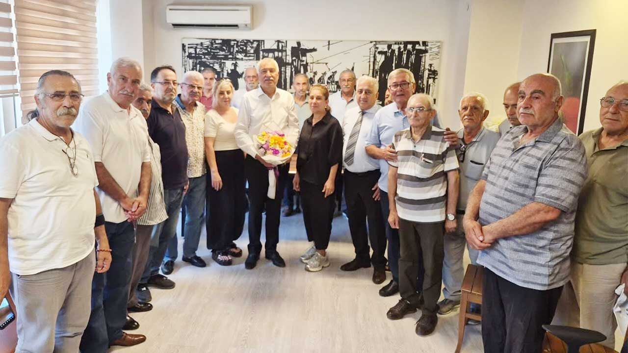 Anadolu Emekliler Derneği'nden Karalar'a Geçmiş Olsun Ziyareti
